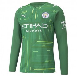 Camisola Manchester City Guarda-redes Equipamento Segundo 2021-2022 Manga Comprida